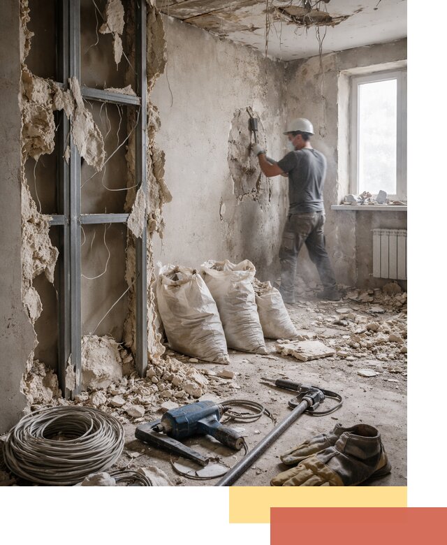 Профессиональный демонтаж зданий и конструкций в Лесосибирске