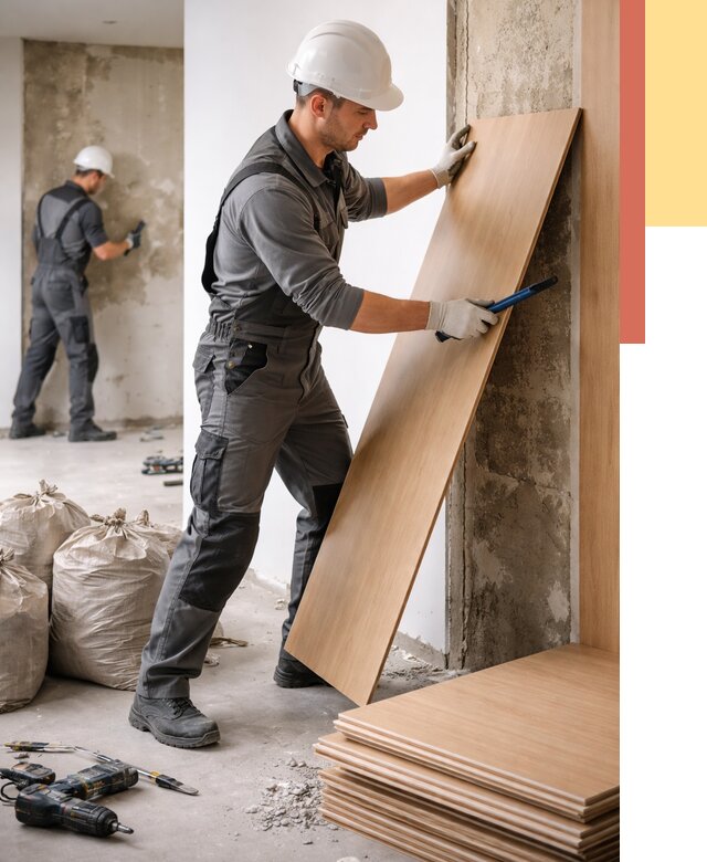 Демонтаж стеновых панелей в Лесосибирске от 3645 руб. за м² быстро и недорого | ОТДЕЛОЧНИК-Лсс