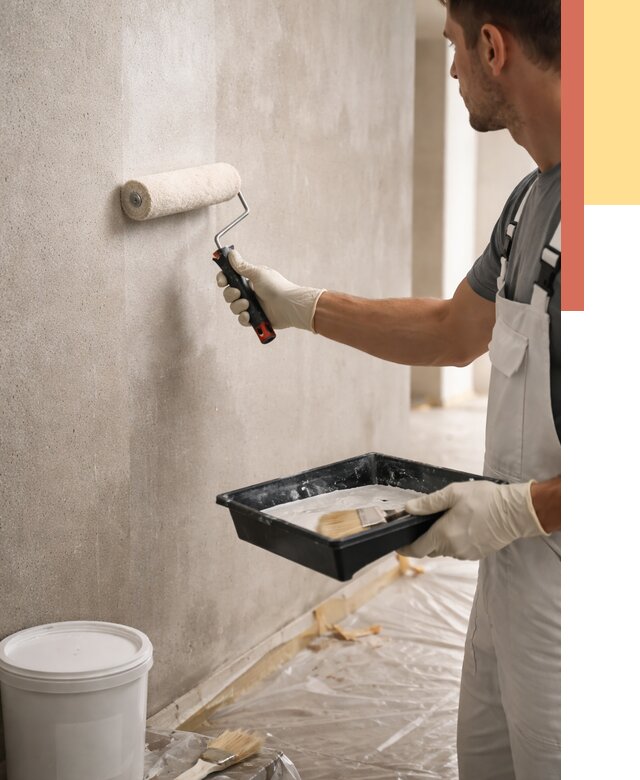 Грунтовка стен в Лесосибирске от 2291 руб. м2 — быстро, недорого, с материалом | ОТДЕЛОЧНИК-Лсс