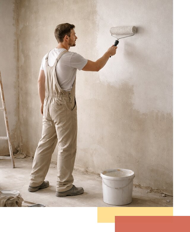 Грунтовка стен под отделку в Лесосибирске профессиональным раствором