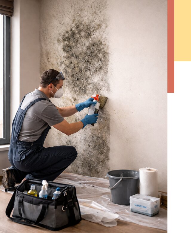 Удаление плесени со стен в Лесосибирске от 2239 руб. — быстро и недорого | ОТДЕЛОЧНИК-Лсс