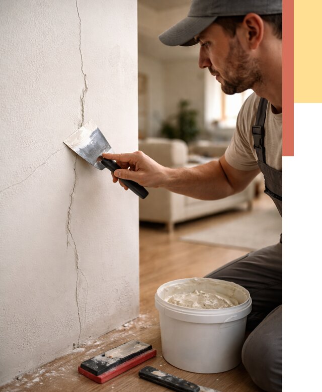 Заделка трещин и сколов в Лесосибирске от 2552 руб. — быстро и недорого | ОТДЕЛОЧНИК-Лсс