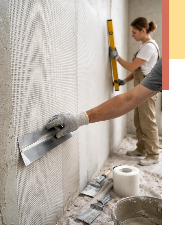 Армирование стен стеклосеткой в Лесосибирске от 3333 руб. под ключ | ОТДЕЛОЧНИК-Лсс