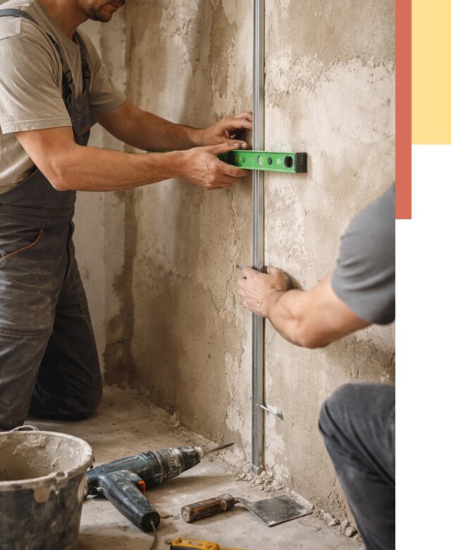 Установка штукатурных маяков в Лесосибирске от 7291 руб. — быстро и недорого | ОТДЕЛОЧНИК-Лсс