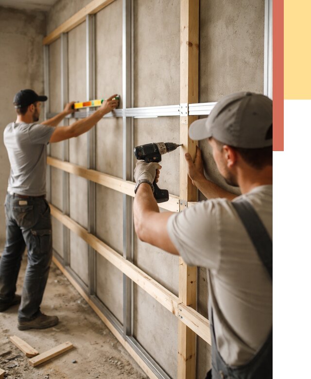 Устройство обрешетки под панели в Лесосибирске от 2187 руб. — монтаж под ключ | ОТДЕЛОЧНИК-Лсс