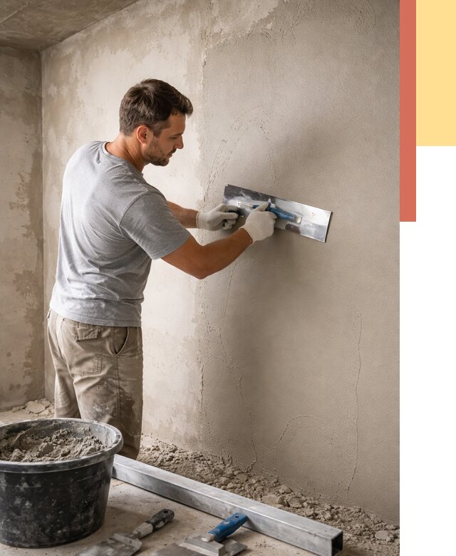 Штукатурка стен без маяков в Лесосибирске от 7499 руб/м2 — услуги и цена | ОТДЕЛОЧНИК-Лсс