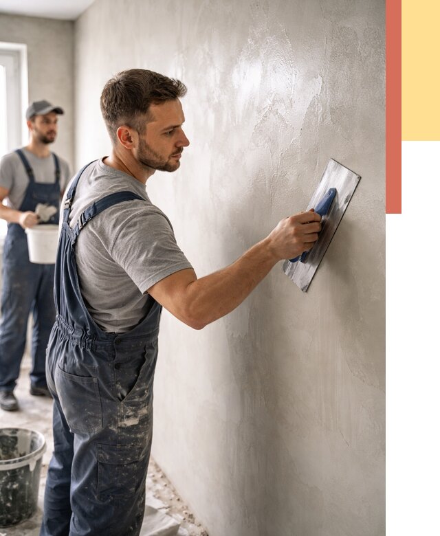 Глянцевание штукатурки стен в Лесосибирске от 7811 руб. — услуги и затирка | ОТДЕЛОЧНИК-Лсс