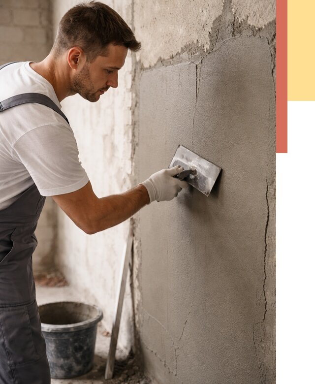 Штукатурка стен под плитку в Лесосибирске от 4374 руб./м2 — выравнивание под плитку | ОТДЕЛОЧНИК-Лсс