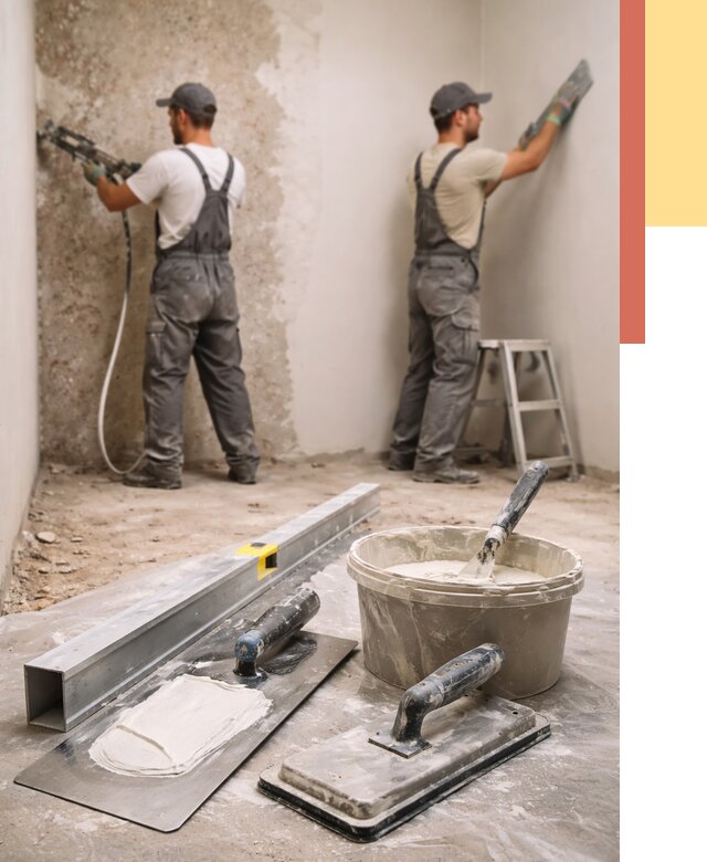 Штукатурка стен под обои в Лесосибирске от 4687 руб./м2 — выравнивание под обои | ОТДЕЛОЧНИК-Лсс