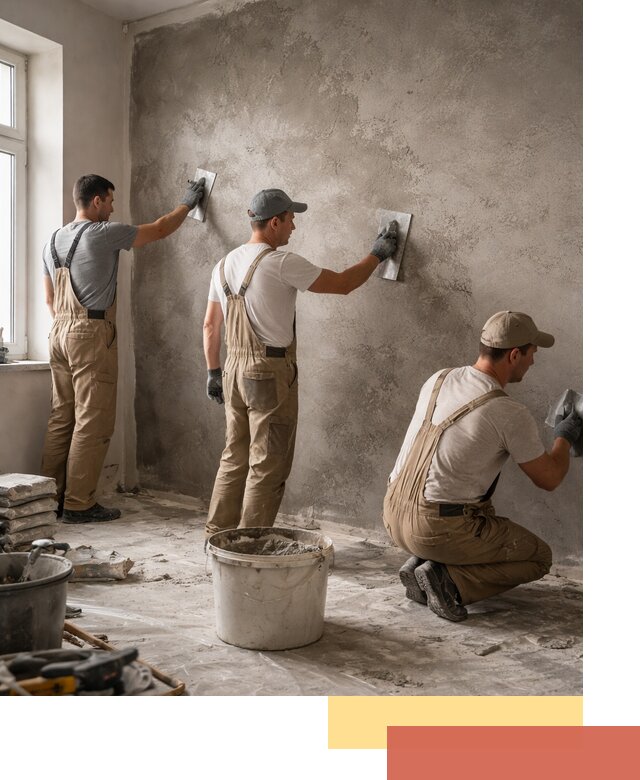 Декоративная штукатурка под бетон в Лесосибирске для стен и потолков