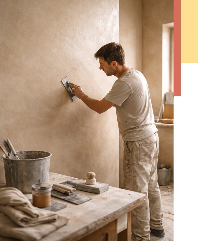 Марокканская штукатурка таделакт в Лесосибирске под ключ от 4374 руб. | ОТДЕЛОЧНИК-Лсс