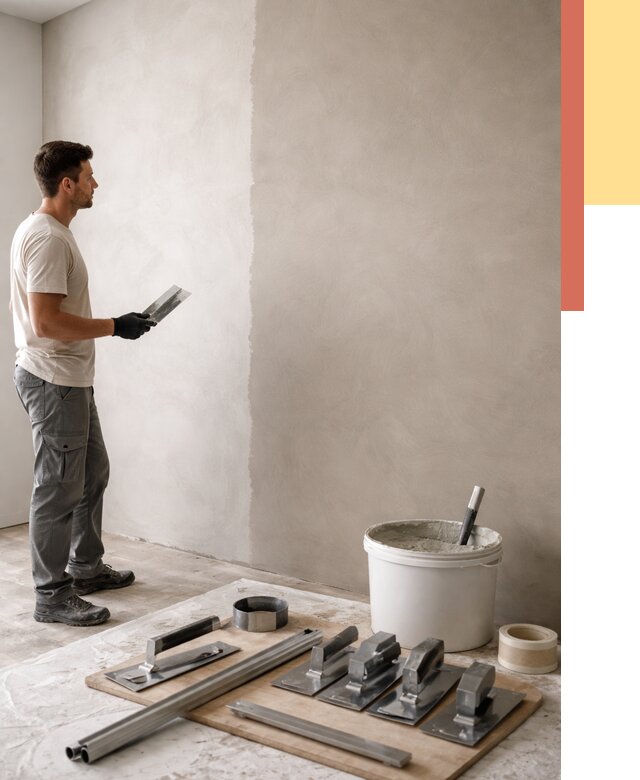 Нанесение микроцемента на стены в Лесосибирске от 3333 руб./м2 под ключ | ОТДЕЛОЧНИК-Лсс