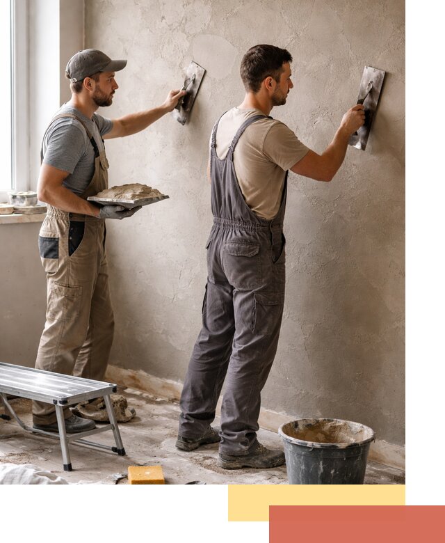 Ремонт декоративной штукатурки и восстановление фактуры в Лесосибирске