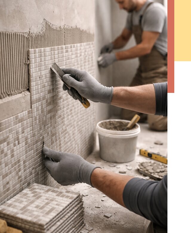 Облицовка стен мозаикой в Лесосибирске от 3333 руб/м2 — укладка мозаики на стены | ОТДЕЛОЧНИК-Лсс