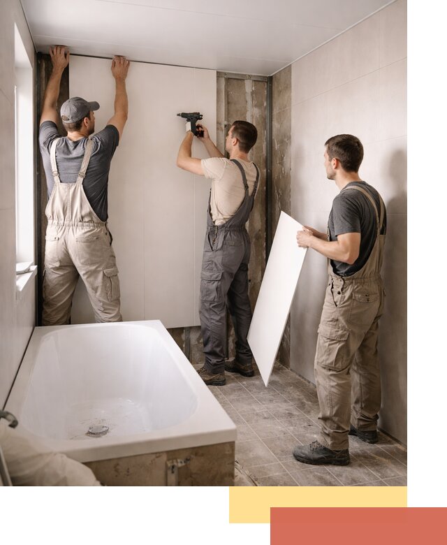 Отделка ванной панели ПВХ профессионально в Лесосибирске