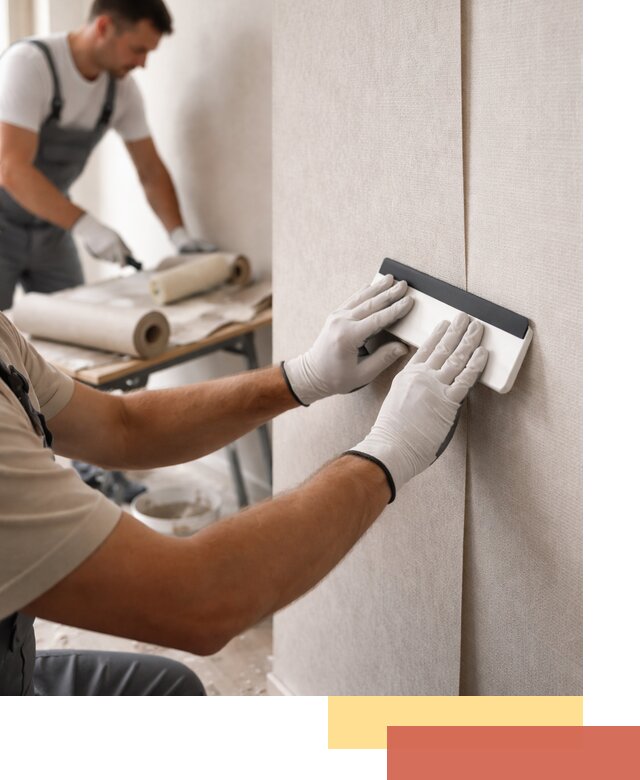 Поклейка обоев под покраску в Лесосибирске профессионально и быстро