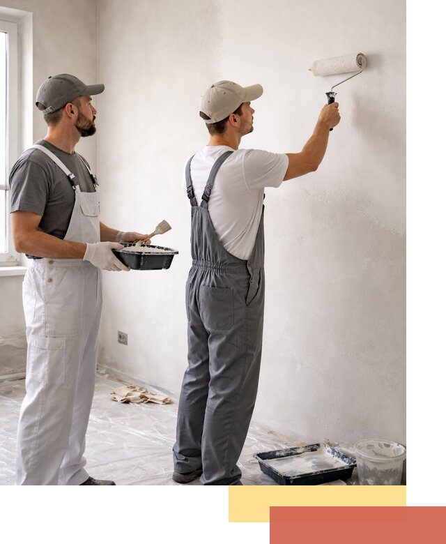 Покраска стен водоэмульсионной краской в Лесосибирске