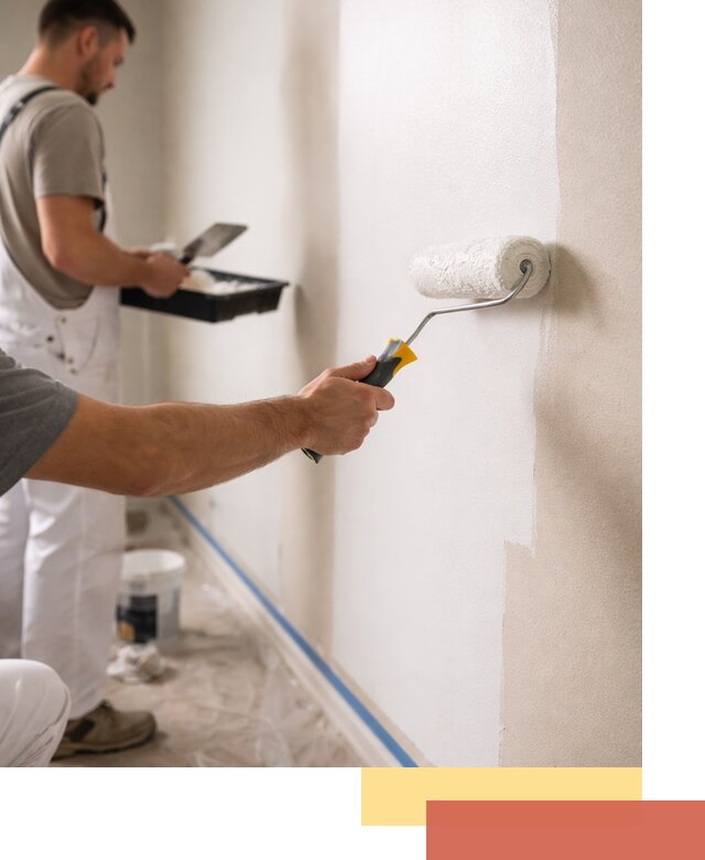 Покраска стен акриловой краской профессионально в Лесосибирске