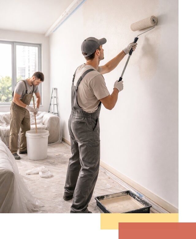 Покраска стен в офисе в Лесосибирске — быстрый и качественный ремонт