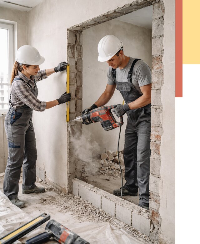 Создание проемов в стенах в Лесосибирске от 6770 руб. — алмазная резка и расширение | ОТДЕЛОЧНИК-Лсс