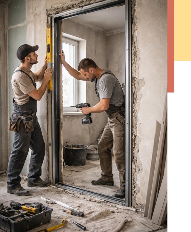 Закладка дверного проема в Лесосибирске от 3645 руб. — быстро и недорого | ОТДЕЛОЧНИК-Лсс