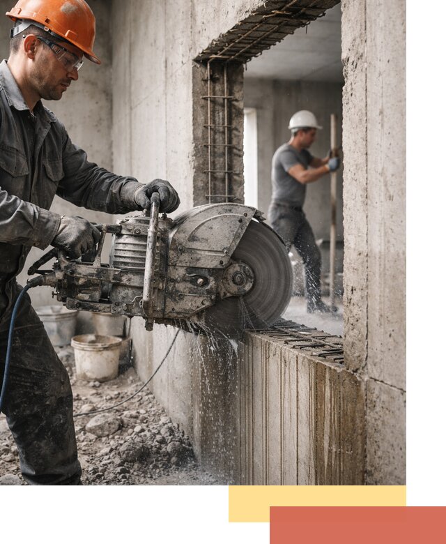 Алмазная резка проемов в Лесосибирске быстро и точно