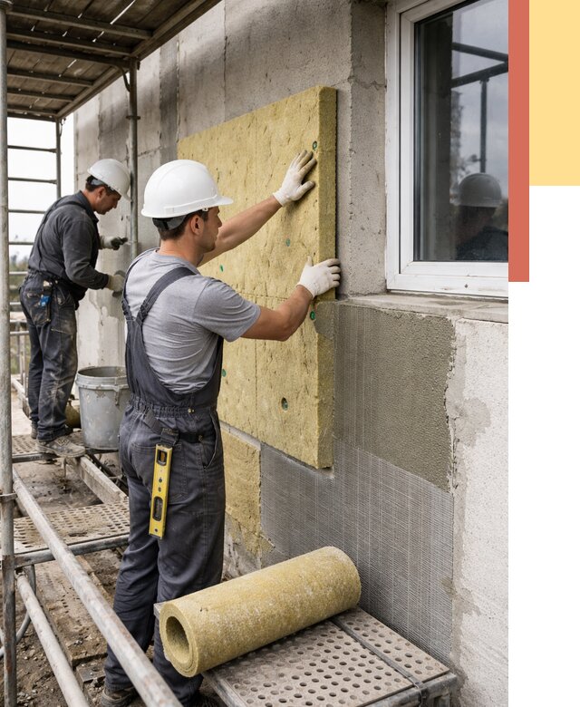 Утепление стен в Лесосибирске от 4478 руб. под ключ — быстро и недорого | ОТДЕЛОЧНИК-Лсс