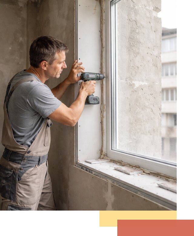 Монтаж гипсокартонных откосов в Лесосибирске под ключ