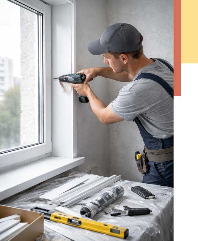 Установка пластиковых откосов в Лесосибирске от 2343 руб. | ОТДЕЛОЧНИК-Лсс монтаж, быстро и недорого