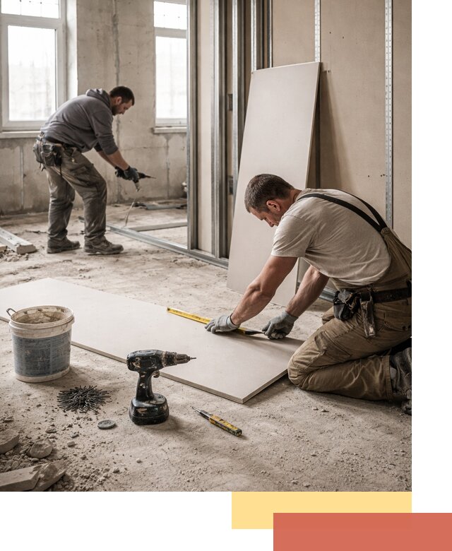 Кладка перегородок из ПГП под ключ в Лесосибирске