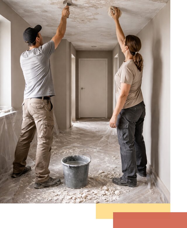 Удаление побелки с потолка в Лесосибирске — быстро и аккуратно