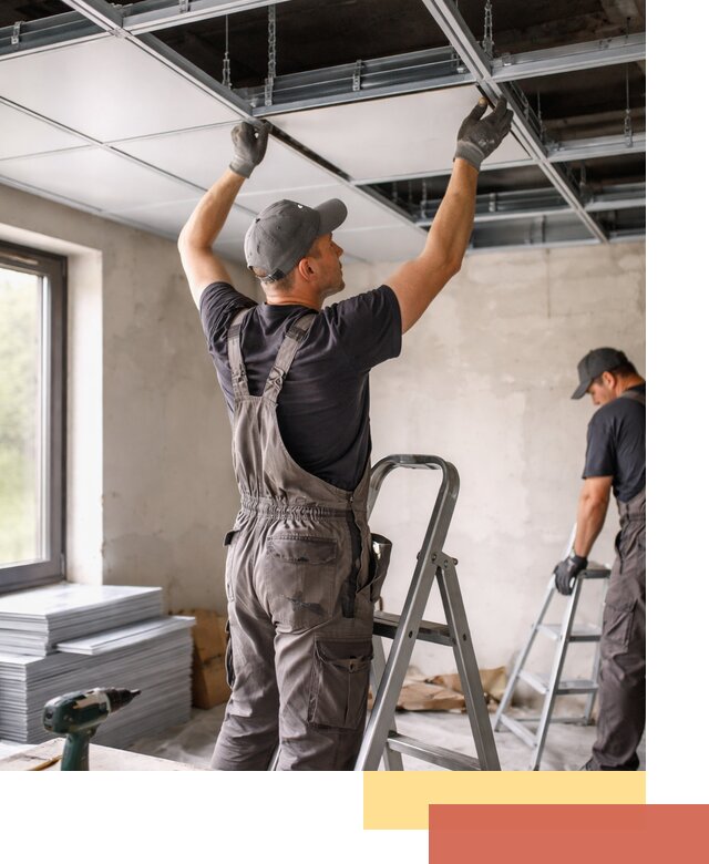 Монтаж кассетного потолка в Лесосибирске качественно и быстро