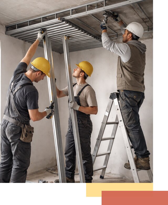 Монтаж реечного потолка под ключ в Лесосибирске