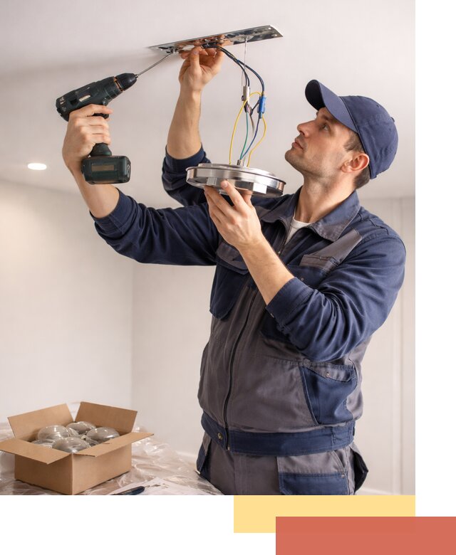 Установка люстры в натяжной потолок в Лесосибирске