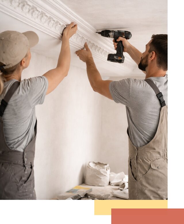 Профессиональный монтаж лепнины на потолок в Лесосибирске