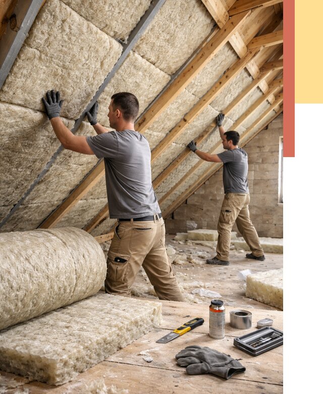 Утепление потолка минватой в Лесосибирске от 1510 руб. — быстро и недорого | ОТДЕЛОЧНИК-Лсс