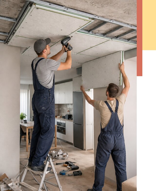 Шумоизоляция потолка панелями зипс в Лесосибирске от 1927 руб. под ключ | ОТДЕЛОЧНИК-Лсс